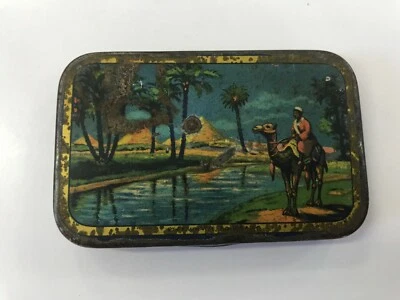 ANCIENNE BOITE MEDICAMENT TOLE PEINTE   - Photo 1/3