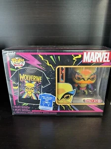 Funko Pop! Tees: Marvel Wolverine (Blacklight) [Target Exclusive] Size L SEALED - Picture 1 of 10