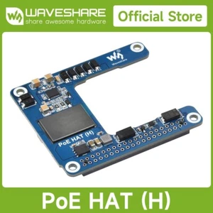 Waveshare Power Over Ethernet HAT (H) For Raspberry Pi 5/CM 5 5V 5A, 802.3af/at - Picture 1 of 14