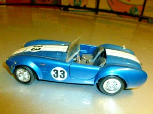 DIE CAST 1:24 SCALE REVELL  1965 SHELBY COBRA 427 S/C DIECAST CAR NO BOX - Foto 1 di 4