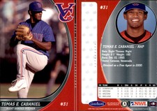 Tomas Cabaniel 2004 Vancouver Canadians #NNO Card *AutographDen*