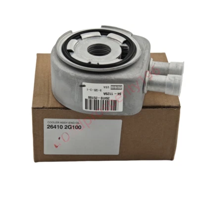  Engine Oil Cooler For Hyundai Santa Fe Kia Optima 2.0L 2.4L 264102G100 - Image 1 of 4