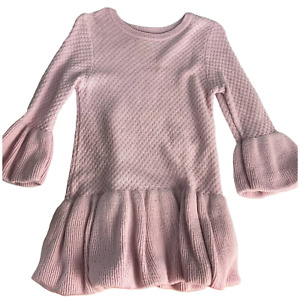 Genuine Kids from OshKosh Pink Peplum Sweater Dress Size 2T