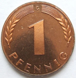 Moneda República Federal de Alemania 1 penique 1967 G en placa pulida - Imagen 1 de 2