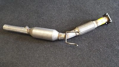 2005-2007 VOLKSWAGEN JETTA 2.5L ENG FRONT EXHAUST FLEX PIPE CATALYTIC CONVERTER - Image 1 of 3