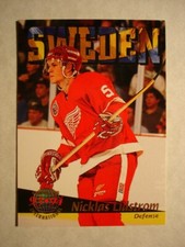 1993-94 Stadium Club Nicklas Lidstrom #429 Detroit Red Wings NHL Hockey HOF