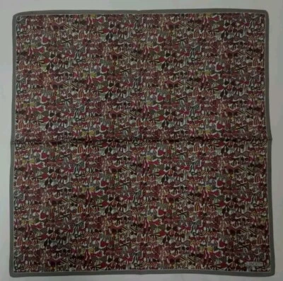 Liberty Cotton L02A1 Scarf Scarves Headband Bow Pattern Womens 19"×19" - Image 1 of 4