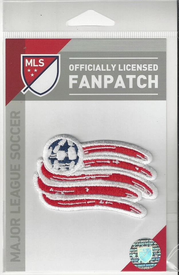 New England Revolution MLS Soccer Patch Sew On Iron On Official Futball Logo - Image 1 of 1