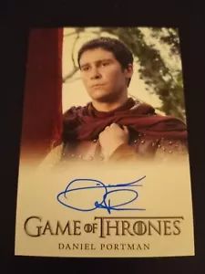 Game of Thrones Legends Of The Realm Daniel Portman Full Bleed LE Auto Autograph - Picture 1 of 7