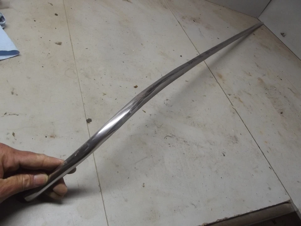 Chevrolet Biscayne 1958 4 puertas cuarto de pasajero moldura de acero inoxidable Chevy Foto 1 de 4