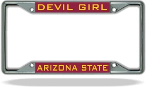 Arizona State DEVIL GIRL License Plate Frame - Picture 1 of 1