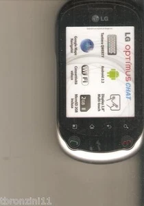 FINTO TELEFONO DA VETRINA - DUMMY - LG OPTIMUS CHAT (IS NOT A PHONE) - Picture 1 of 1