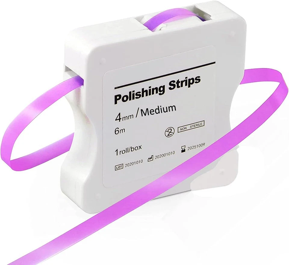 CAREJOY Zahn Schleifpapier, Dental Polierstreifen, Size Mittel - 50µm Größe der Körner