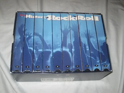 The History Of Rock N Roll (1995) Time-Life VHS 10-Tape Box Set Oldies Tested - Image 1 of 4
