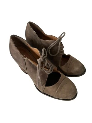 Zapatos de mujer ALDO marrón con cordones tacón bloque Oxford punta redonda 7 EE. UU. / EUR 37,5 Foto 1 de 4