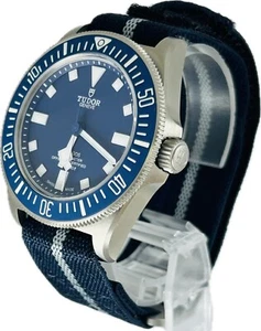Tudor Pelagos FXD M25707B/23-0001 Blue 42mm Automatic Mens Watch Near Mint A3222 - Picture 1 of 11