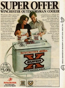 1978 Vintage Print Ad Super Offer Winchester Outdoorsman Cooler Western X Shells - Bild 1 von 2