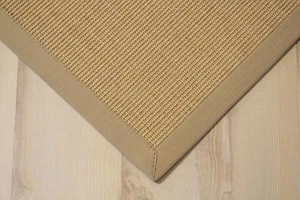Sisal Teppich Manaus mit Bordüre natur 200x250 cm 100% Sisal - Bild 1 von 3