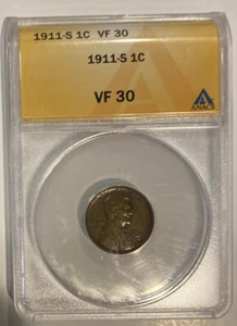 1911 - S One Cent - Picture 1 of 5