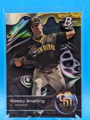 2023 Bowman Platinum Top Prospects #TOP-38 Robby Snelling San Diego Padres - Image 1 of 2