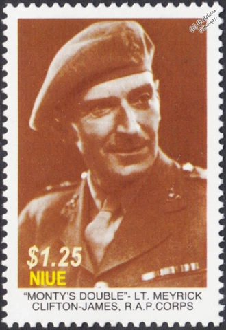 WWII 1944 D-DAY Deception "Monty's Double" Lt.Meyrick Clifton-James Stamp Cover