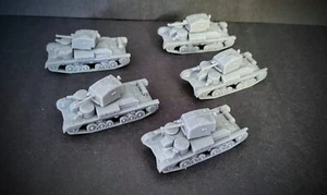 28 mm British Cruiser A9 Panzerzug 1/56. Maßstab für Bolzenaktion - Bild 1 von 8