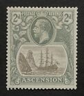 Ascension George V 1924 2D Grey Black & Grey M/M Sg 13  ( Ct £24- )