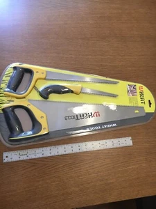 3 Piece Saw Set, Hand, Jab, And Compass Saw, The Perfect Fathers Day Gift - Picture 1 of 5