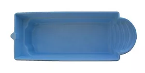 GFK Schwimmbecken Swimmingpool Rechteck 3,20x8,40x1,55m Komplettset Fertigbecken - Bild 1 von 4