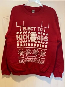 Alabama Crimson Tide Nick Saban FauxUgly Sweater Gildan Sweatshirt Size 2XL - Picture 1 of 6