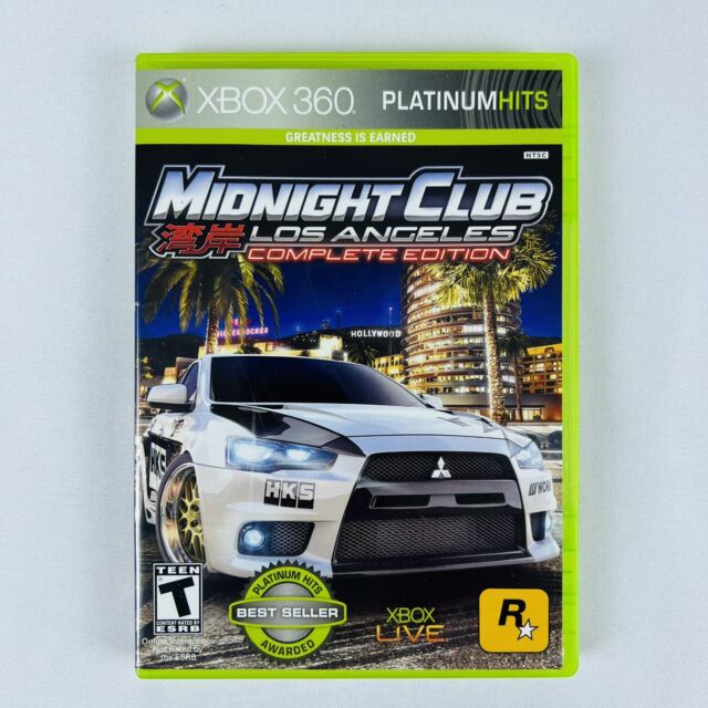 Jogo Midnight Club Xbox 360 - Plebeu Games - Tudo para Vídeo Game e  Informática