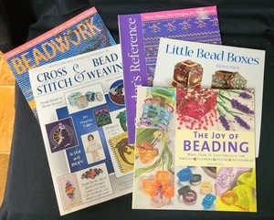 5 Beading Books Weaving Boxes Beadwork Joy of Beading Beaders Reference - Picture 1 of 22