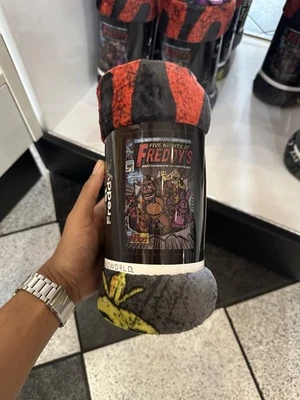 Five Nights At Freddy's Fleece Throw Blanket FNAF Cinemark amc Brand new 2025 - Image 1 of 2