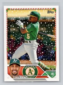 Tony Kemp 2023 Topps Holiday Baseball #H12 Oakland Athletics - Picture 1 of 2