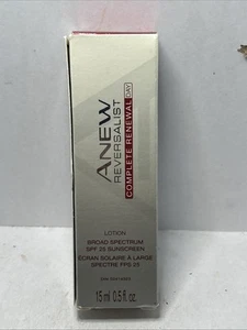NUEVO AVON ANEW Reversalist Completo Renovación Día Loción FPS 25 Prueba Viaje 0.5oz - Imagen 1 de 5