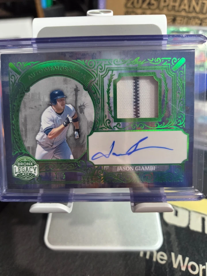 Parche automático Leaf Bronx Legacy Jason Giambi 2025 2/5 Foto 1 de 1