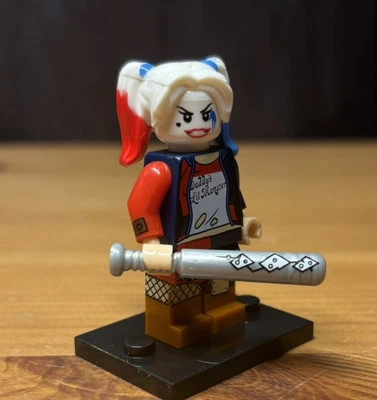 Lego CUSTOM Harley Quinn Minifigure Apocalypseburg tlm134 70840 Suicide Squad - Image 1 of 4