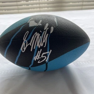 HOF Sam Mills #51 Carolina Panthers Burger King Promo Football - Bild 1 von 4