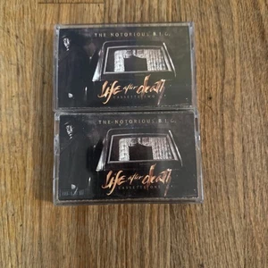 Notorious Big Life After Death 2 Cassette Tape Hip Hop 90s Rap Music Bad Boy - Picture 1 of 10
