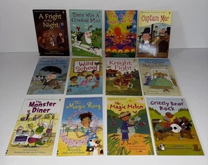 Usborne First Reading Softcover Set Of 12 books Knight Pirate Queen Magic Ring - Imagen 1 de 12