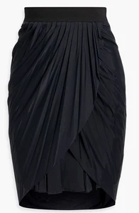 WOW! Nuevo Etiquetas Proenza Schouler Negro Efecto Envolvente Jersey Falda Talla 6, 8 $890 - Imagen 1 de 2