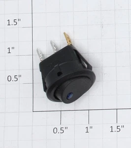 Acme 1040-10B Rocker Style 20 Amp Toggle Switch w/ Blue LED - Picture 1 of 2