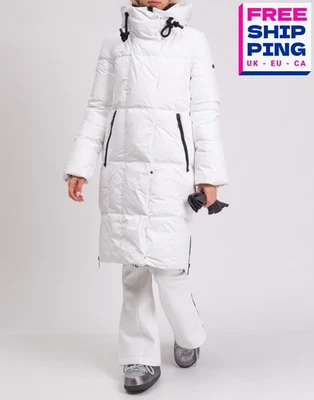 RRP €875 GOLDBERGH Olivia Down Puffer Jacket EU38 US8 UK10 M Polygiene Zipped - Image 1 of 4