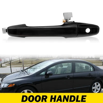 Manija de puerta exterior delantera izquierda para Honda Civic 2006-2011 2009-2014 piloto cebado Foto 1 de 4