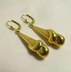 Schöne große Ohrringe 333 Gold Ohrringe 4,4 cm / CU 343(59) - Bild 1 von 5