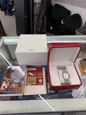 Reloj Omega Constellation Star 396.1201 esfera blanca astilla para mujer 35 mm Foto 1 de 4