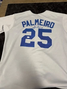 Rafael Palmeiro Signed Texas Rangers Jersey JSA - Picture 1 of 2