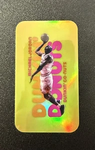1998 Michael Jordan Dunk N Go Nuts Mini GOLD HOLO Refractor Tobacco Card RARE!! - Bild 1 von 2