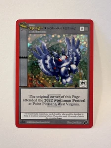 Metazoo Mothman Festival - VERY RARE 1st Mothman Festival Promo - Picture 1 of 2