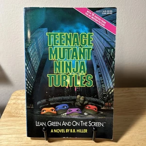 Teenage Mutant Ninja Turtles Book Lean, Green And On The Screen By B.B. Hiller - Picture 1 of 11